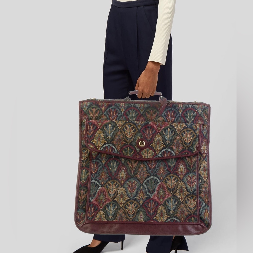Vintage ’90s Diane von Furstenberg Tapestry Garment Bag